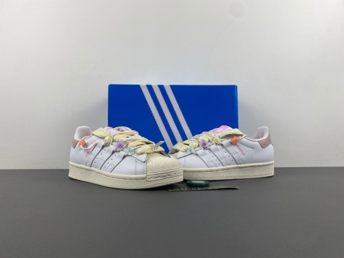 Men Women   A*didas O*riginal  SUPERSTAR W PINK/CLOUD WHITE  IF1802