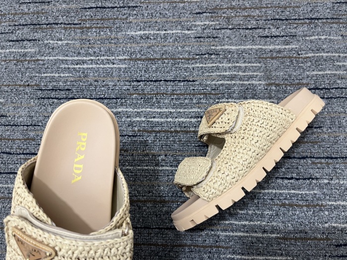 Women P*rada Top Quality Sandals