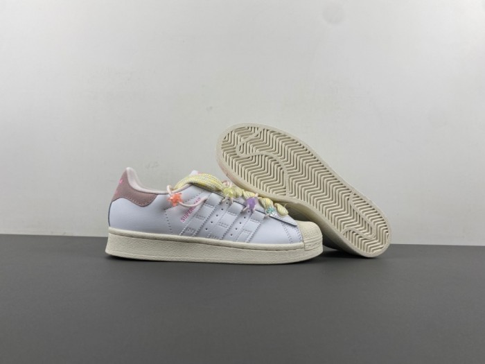 Men Women   A*didas O*riginal  SUPERSTAR W PINK/CLOUD WHITE  IF1802