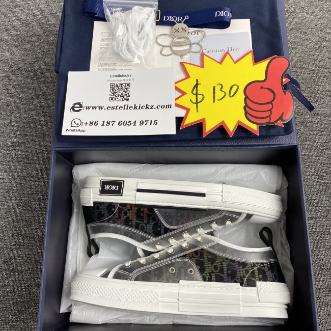 Men Women D*ior Top Sneakers