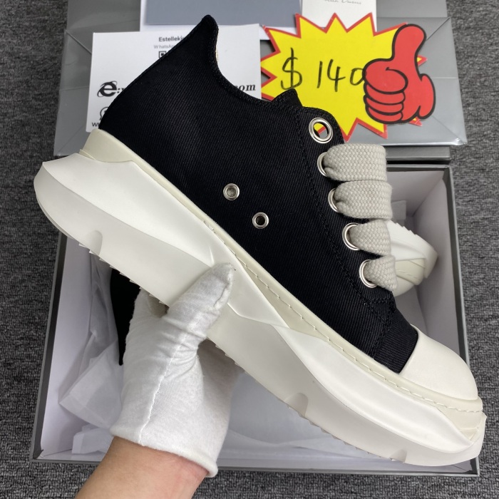 Men Women R*ick O*wens Top Sneakers