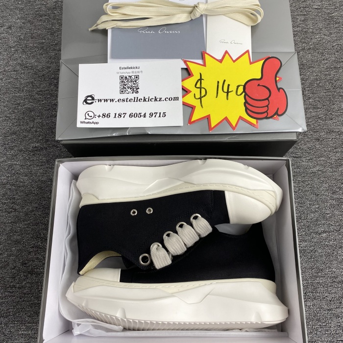 Men Women R*ick O*wens Top Sneakers