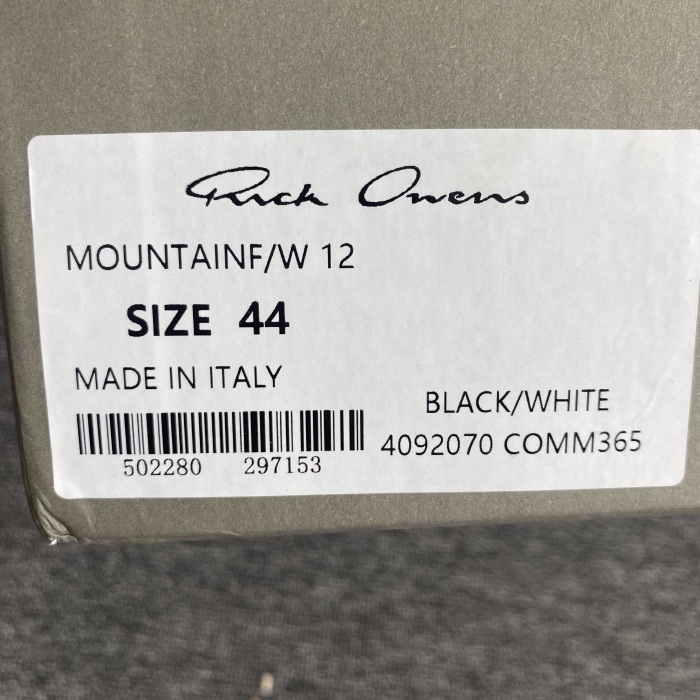 Men Women R*ick O*wens Top Sneaker