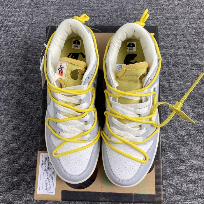 O*ff-W*hite x Nike Dunk Low DM1602 103