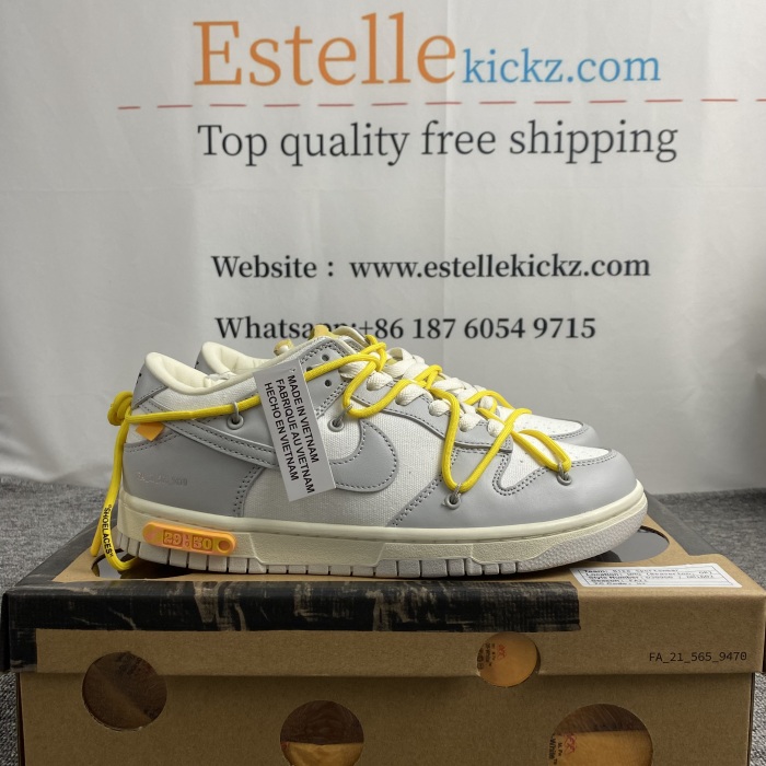 O*ff-W*hite x Nike Dunk Low DM1602 103