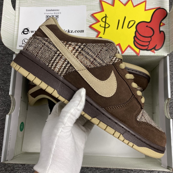 N*ike S*B D*unk Low Pro 'Tweed 304292-223