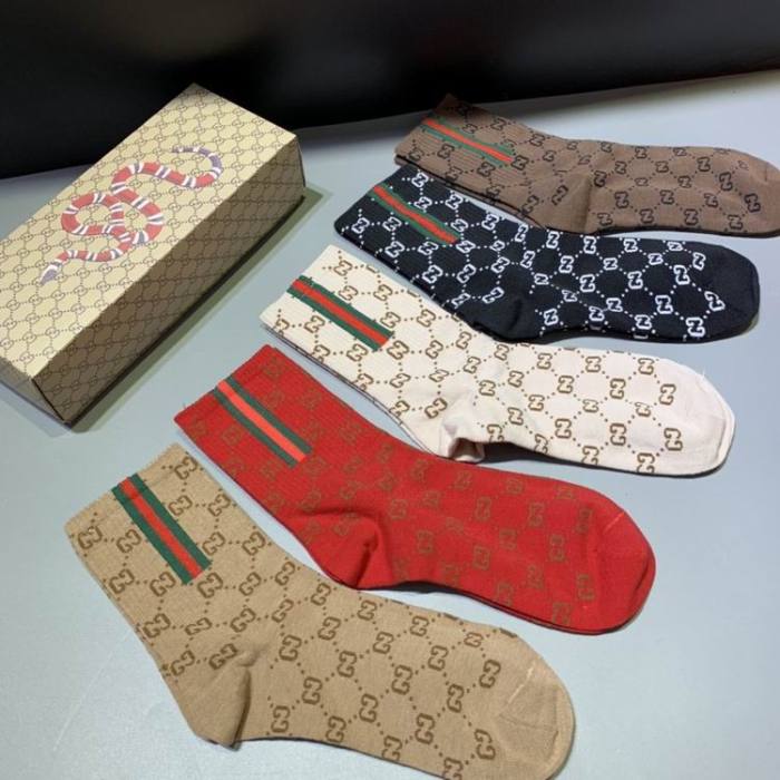 G*ucci Socks 5 pairs