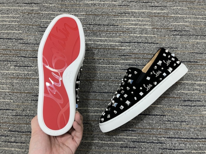 Men Women C*hristian L*ouboutin Low Top Sneakers