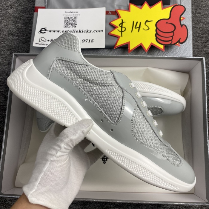 Men  P*rada Top Sneakers