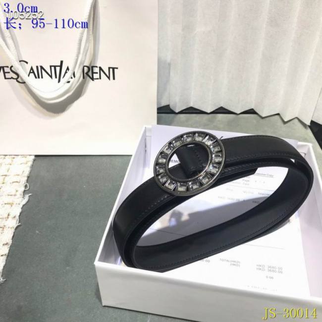 Y*SL Belts Top Quality 30MM