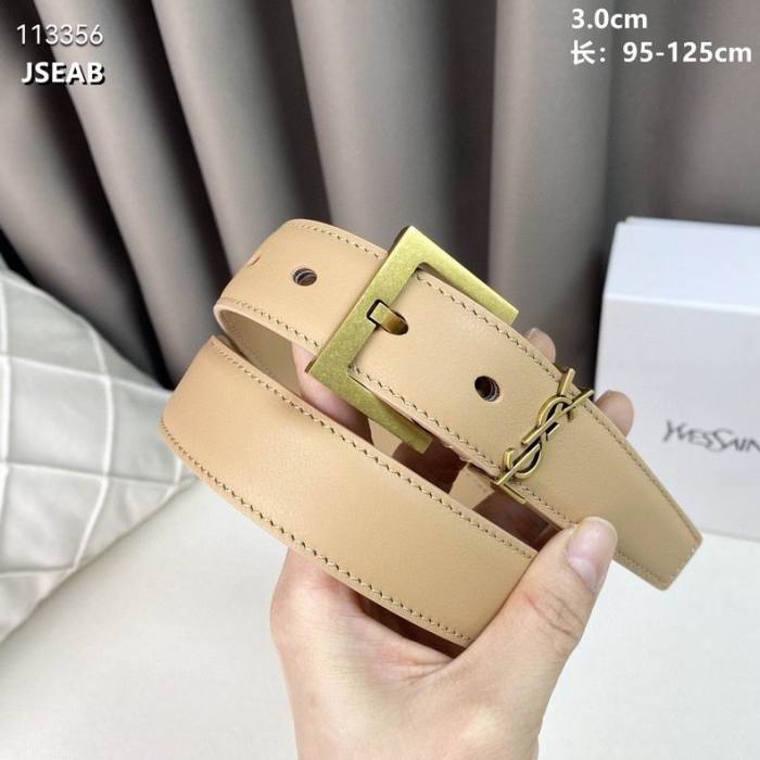 Y*SL Belts Top Quality 30MM