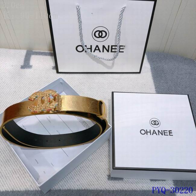 C*hanel Belts Top Quality 30MM