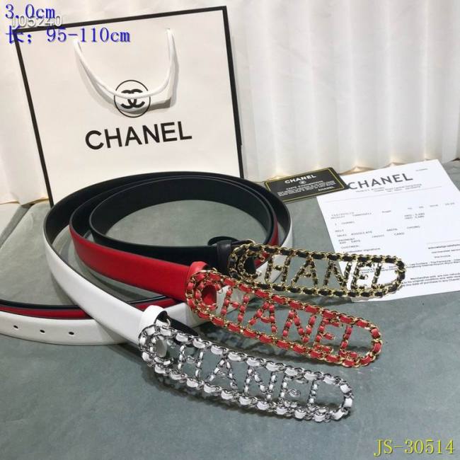 C*hanel Belts Top Quality 30MM