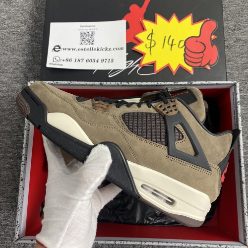 T*ravis S*cott x Air Jordan 4 Retro Brown AJ4-882335