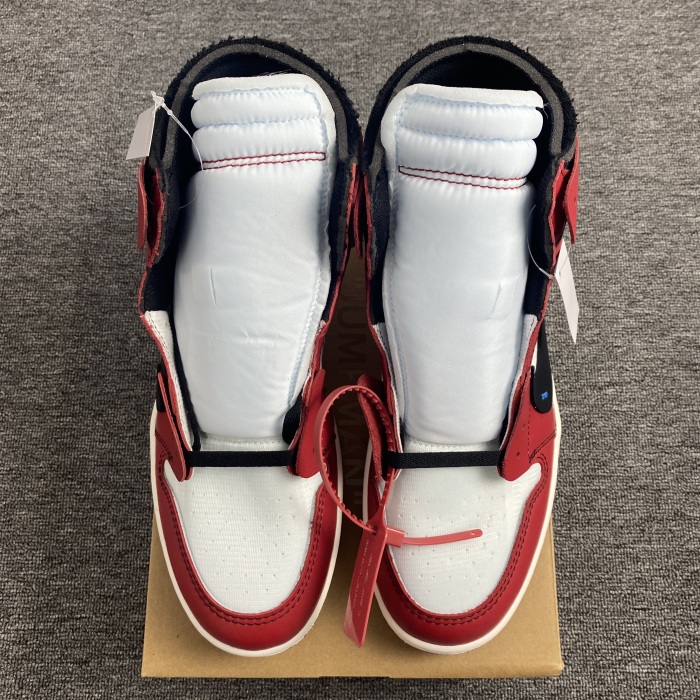 O*FF W*HITE x Air Jordan 1 Retro High AA3834 101