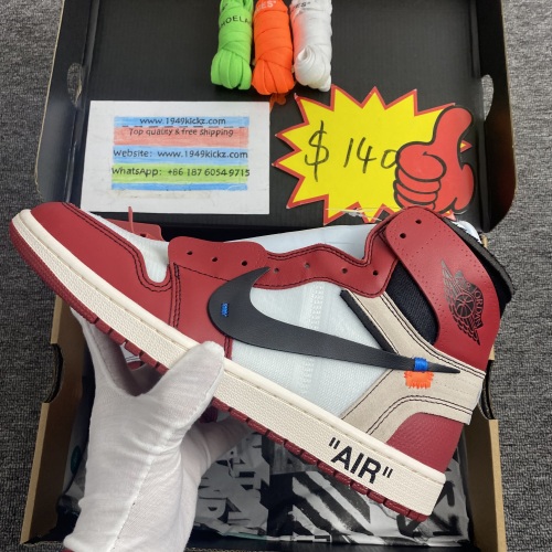 O*FF W*HITE x Air Jordan 1 Retro High AA3834 101