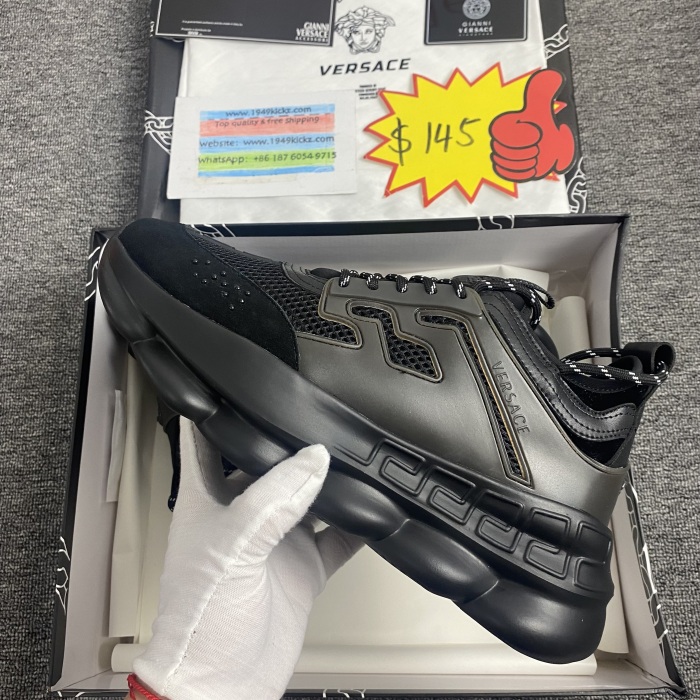 Men V*ersace Top Sneakers