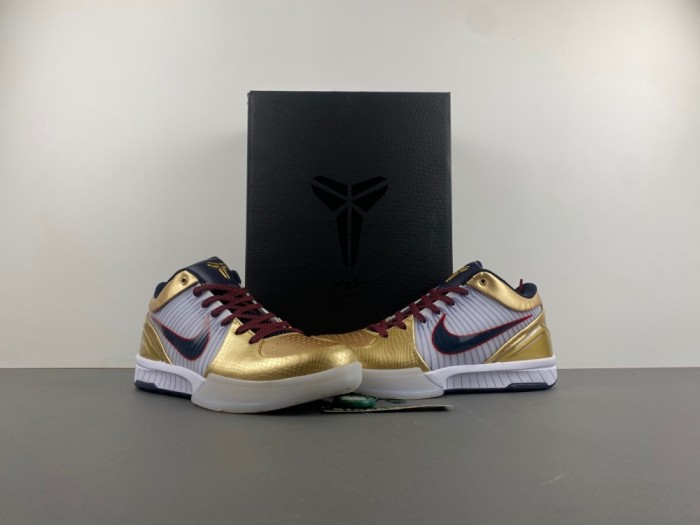 N*ike K*obe 4  Protro “Gold Medal  FQ3544-100