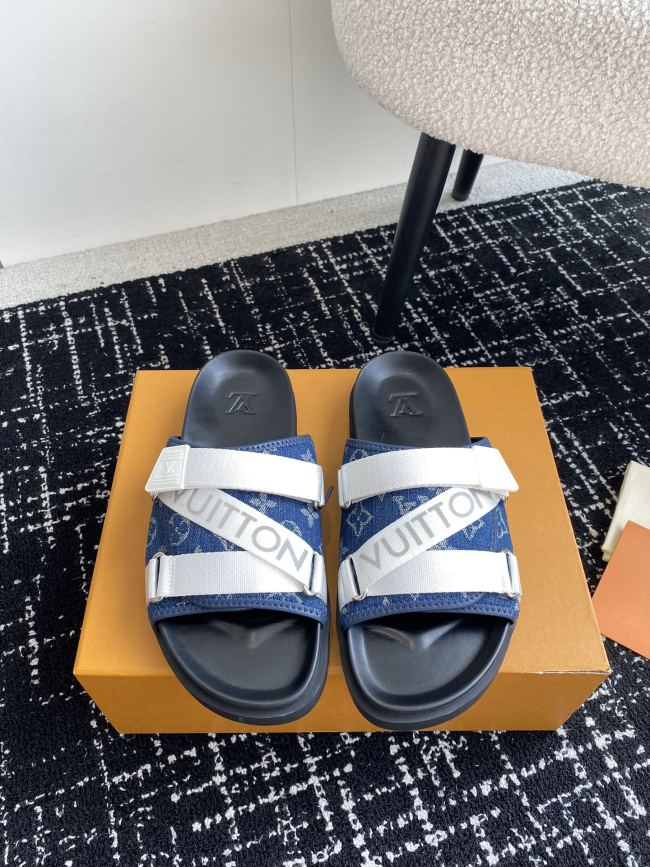 Men L*ouis V*uitton Top Quality Sandals004