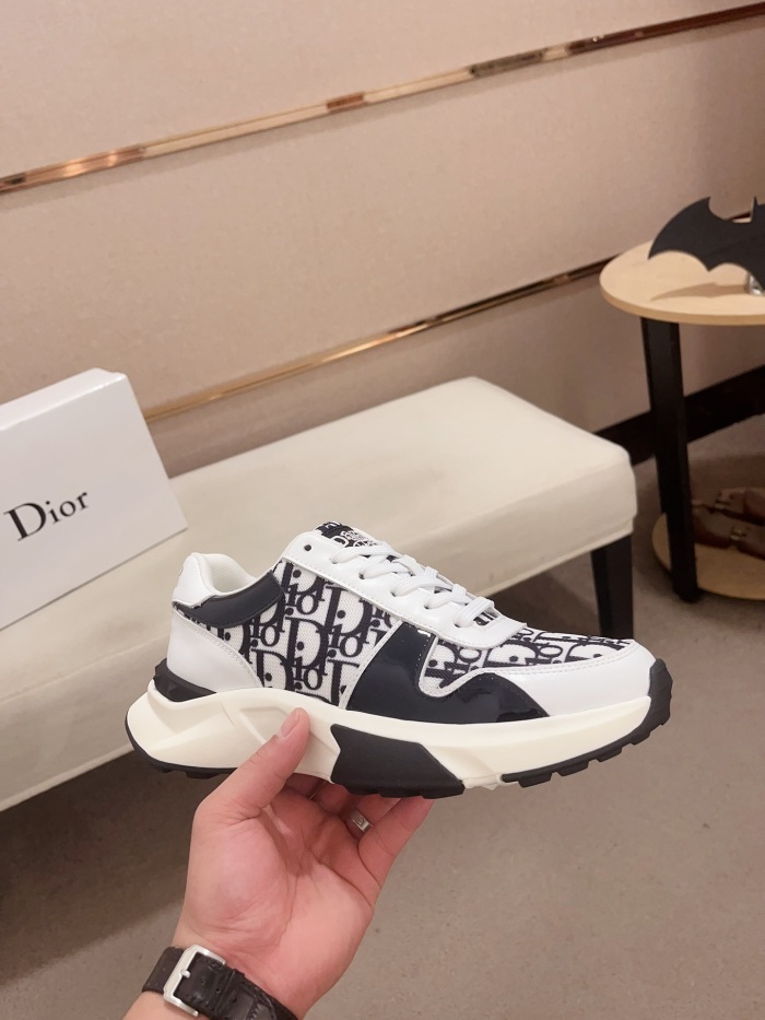 Men Women D*ior Top Sneakers003