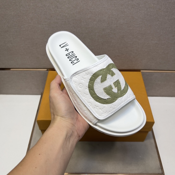 Men L*ouis V*uitton Top Quality Sandals003