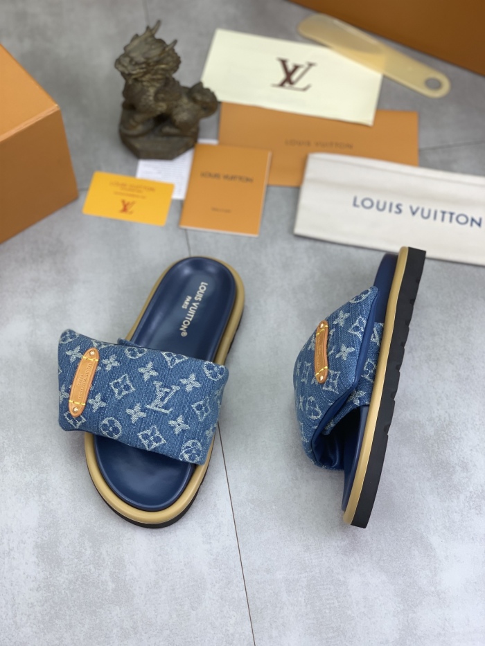 Men L*ouis V*uitton Top Quality Sandals008