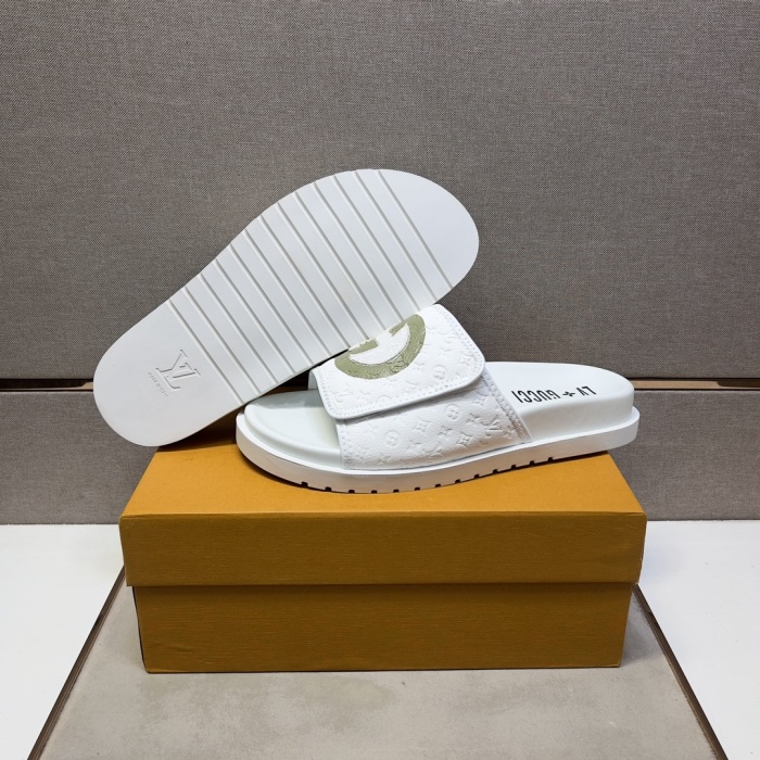 Men L*ouis V*uitton Top Quality Sandals003