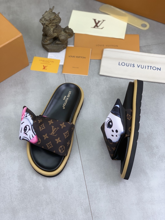 Men L*ouis V*uitton Top Quality Sandals013