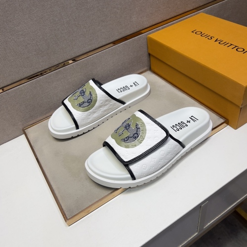 Men L*ouis V*uitton Top Quality Sandals002