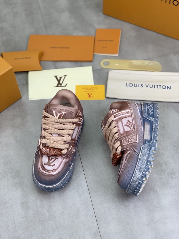 Men Women L*ouis V*uitton Top Quality Sneakers3.5CM