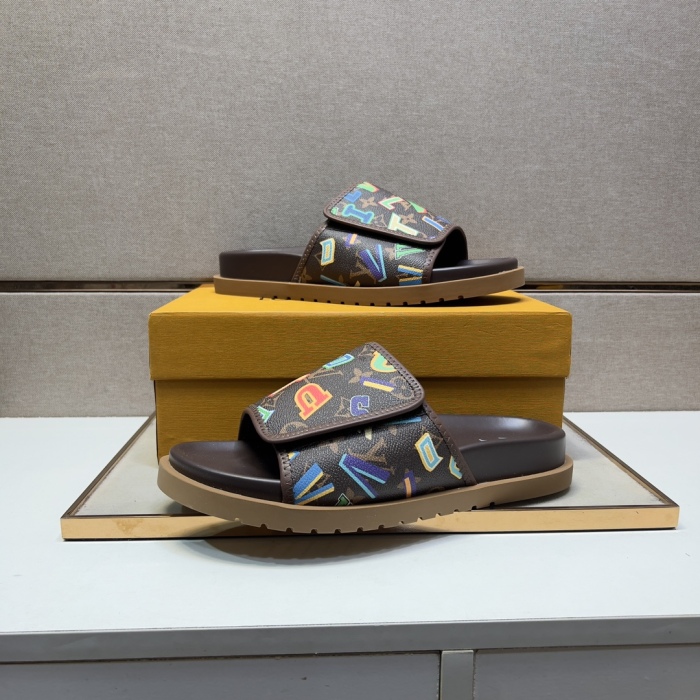 Men L*ouis V*uitton Top Quality Sandals004