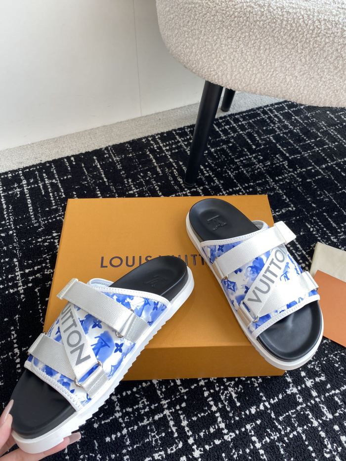 Men L*ouis V*uitton Top Quality Sandals003