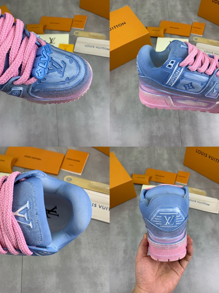 Men Women L*ouis V*uitton Top Quality Sneakers3.5CM