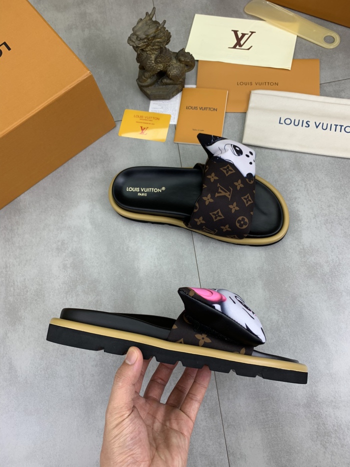 Men L*ouis V*uitton Top Quality Sandals013