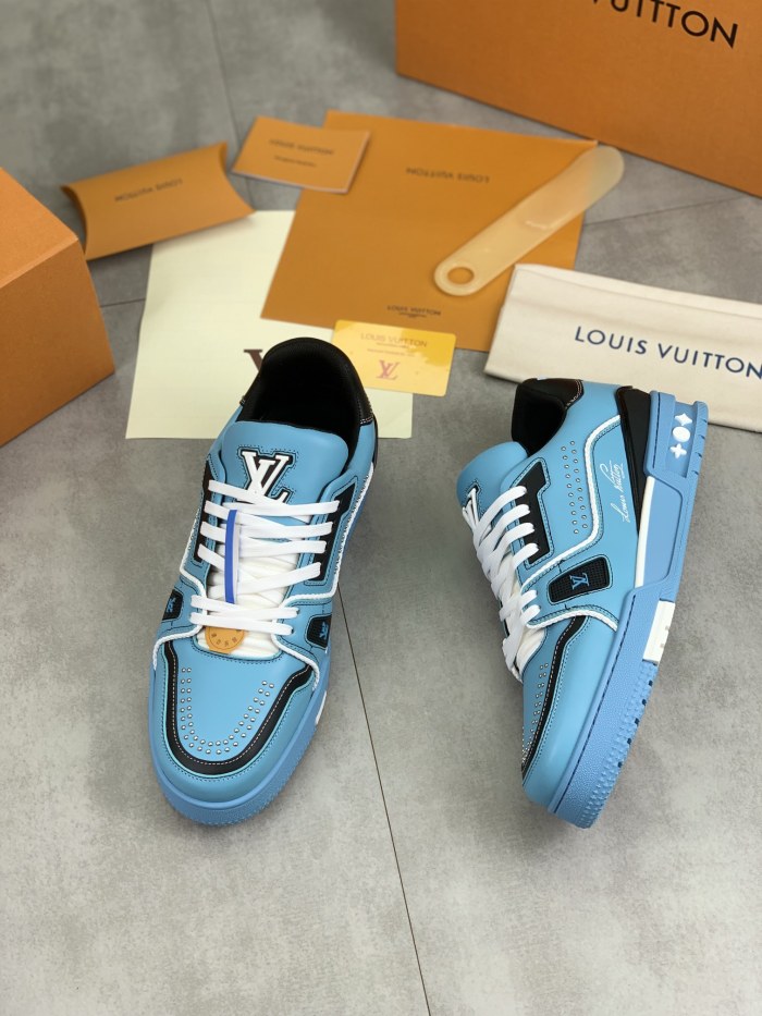 Men Women L*ouis V*uitton Top Quality Sneakers3.5CM