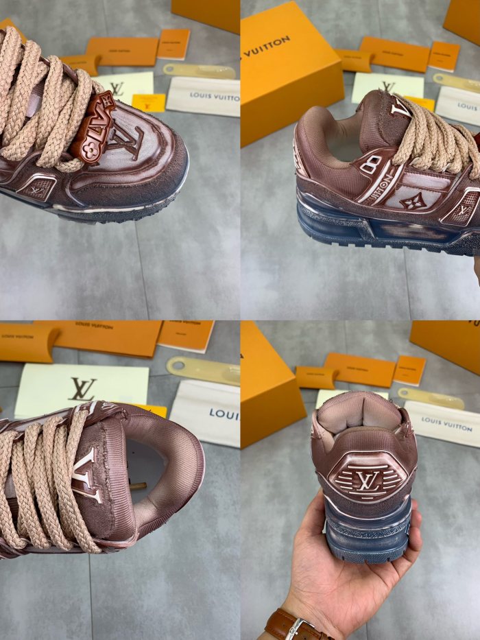 Men Women L*ouis V*uitton Top Quality Sneakers3.5CM