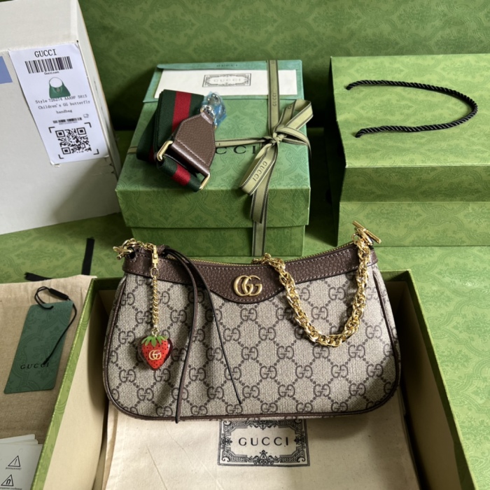 G*ucci Bag Top Quality 25*15.5*6CM