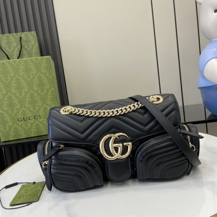 G*ucci Bag Top Quality 25.5*15*7cm