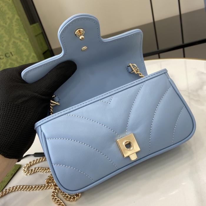 G*ucci Bag Top Quality 10*16.5*4.5cm