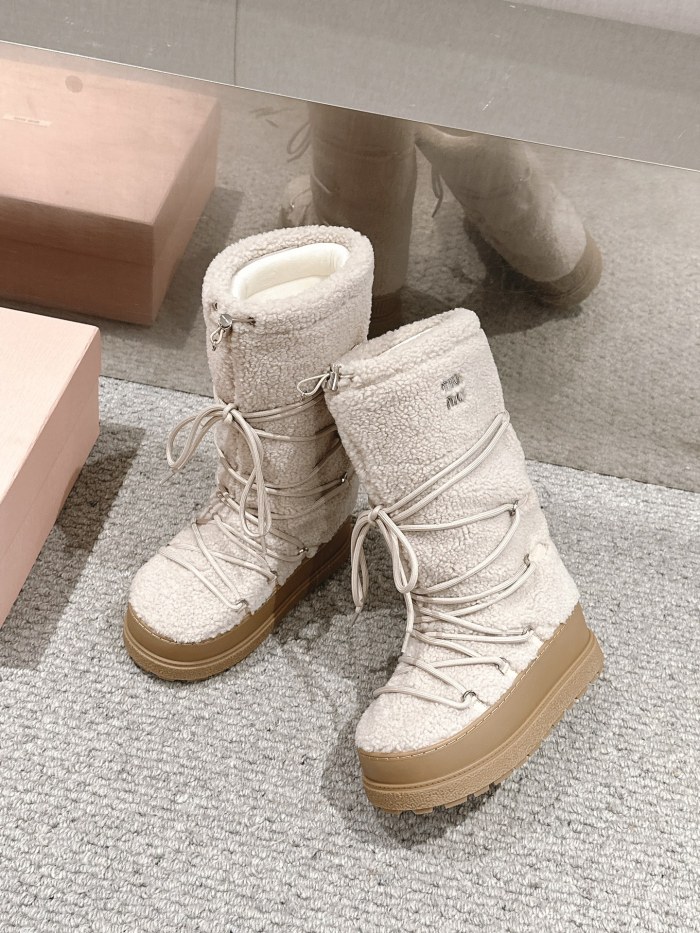 Women M*iu M*iul Top Boot002