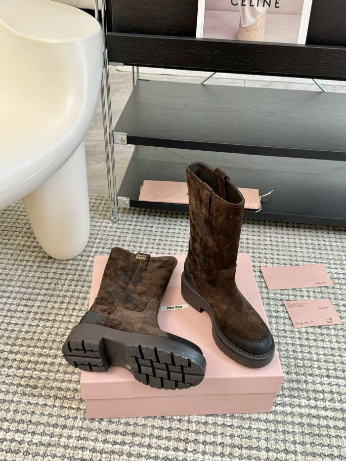 Women M*iu M*iul Top Boot