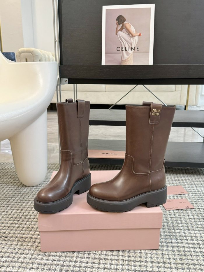 Women M*iu M*iul Top Boot