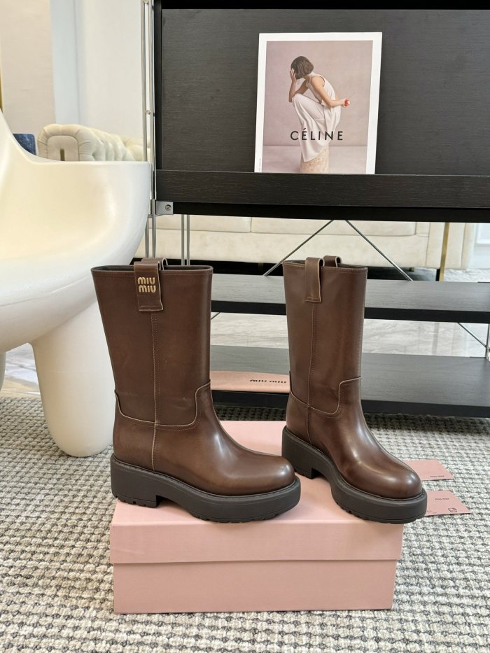 Women M*iu M*iul Top Boot