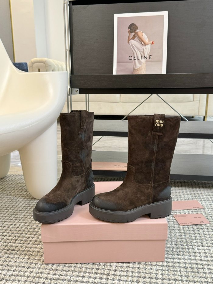 Women M*iu M*iul Top Boot
