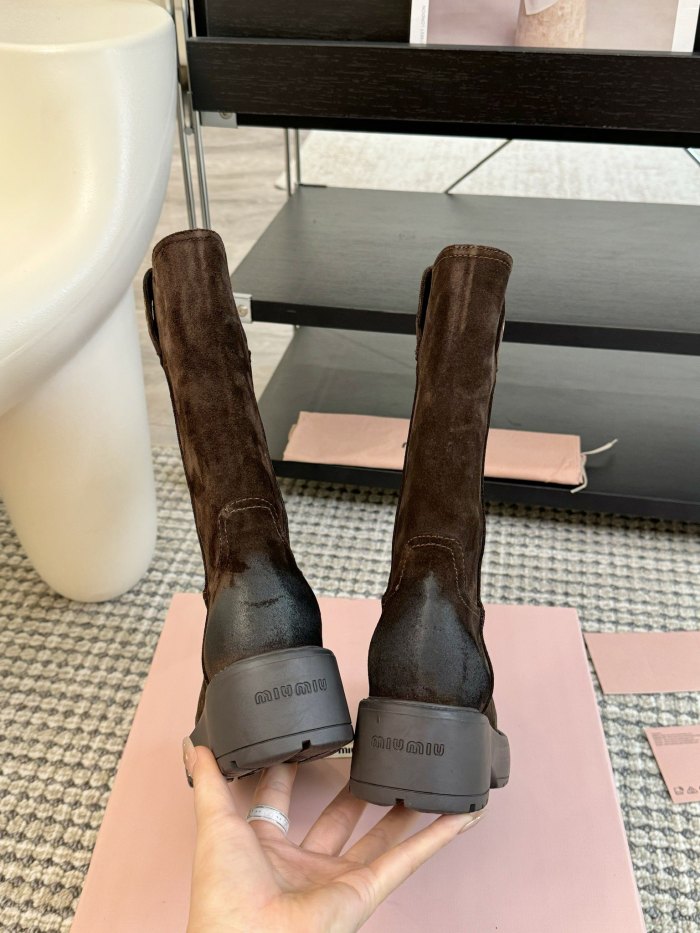 Women M*iu M*iul Top Boot