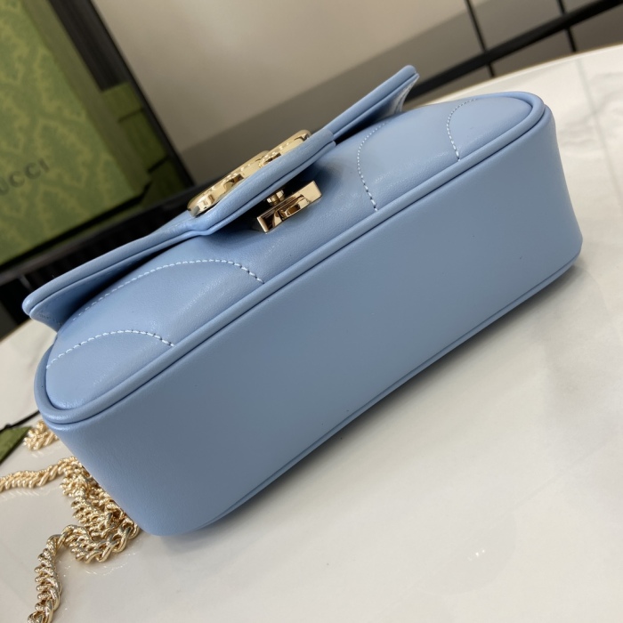 G*ucci Bag Top Quality 10*16.5*4.5cm