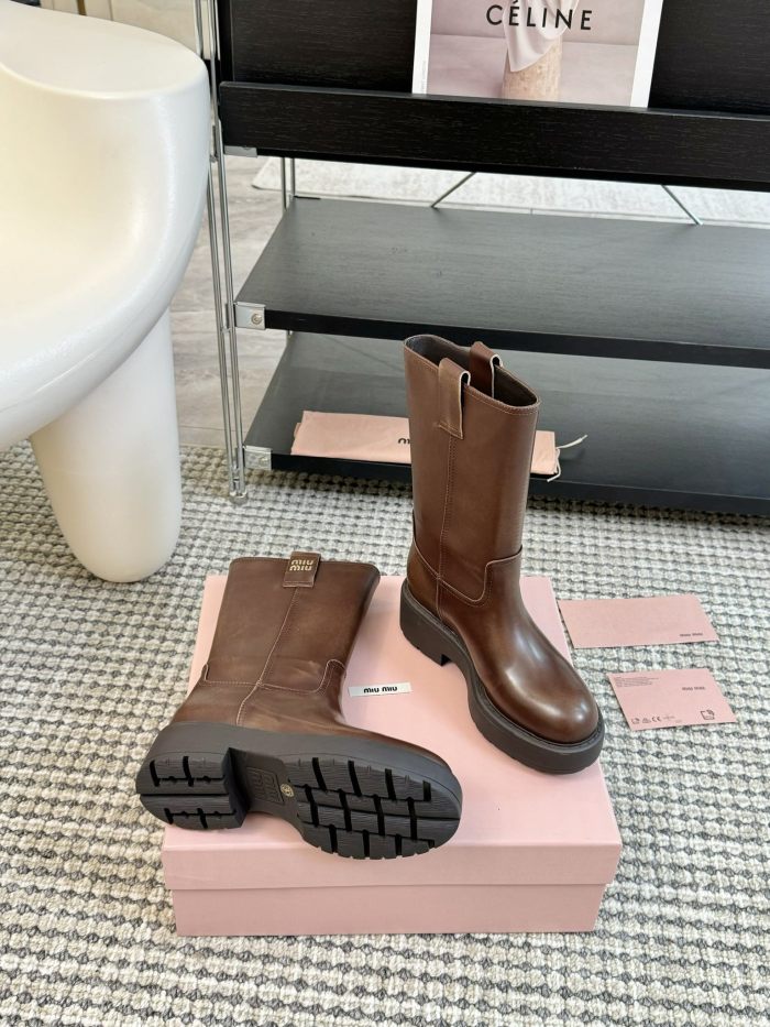 Women M*iu M*iul Top Boot