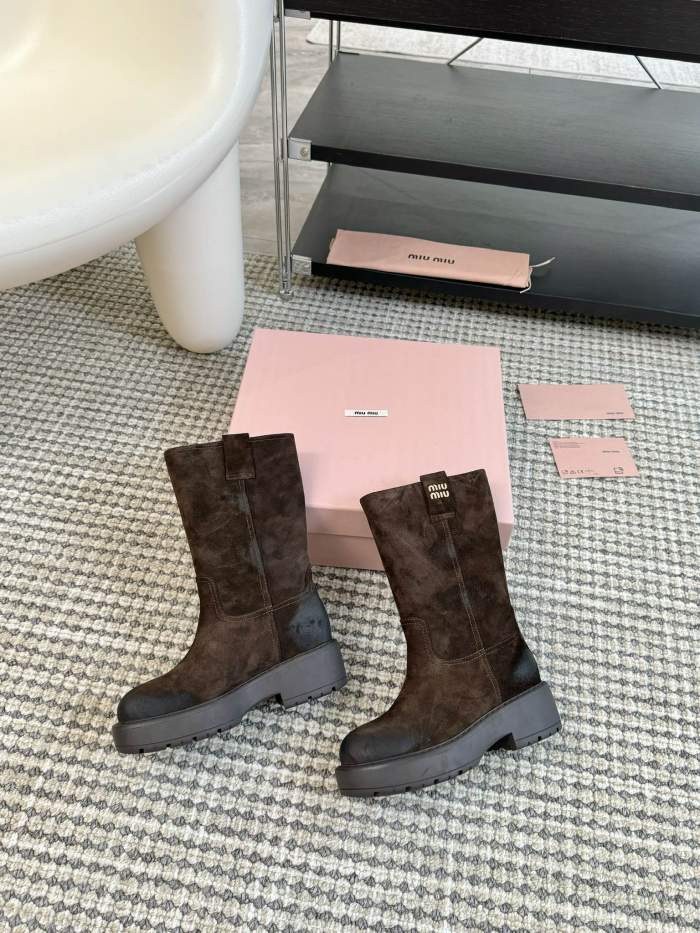 Women M*iu M*iul Top Boot