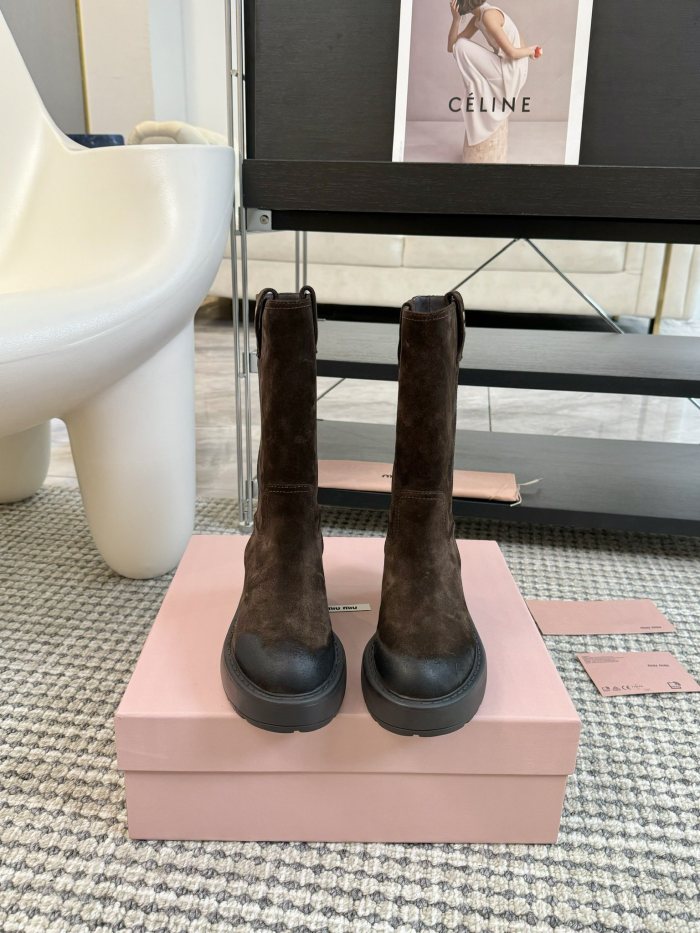 Women M*iu M*iul Top Boot