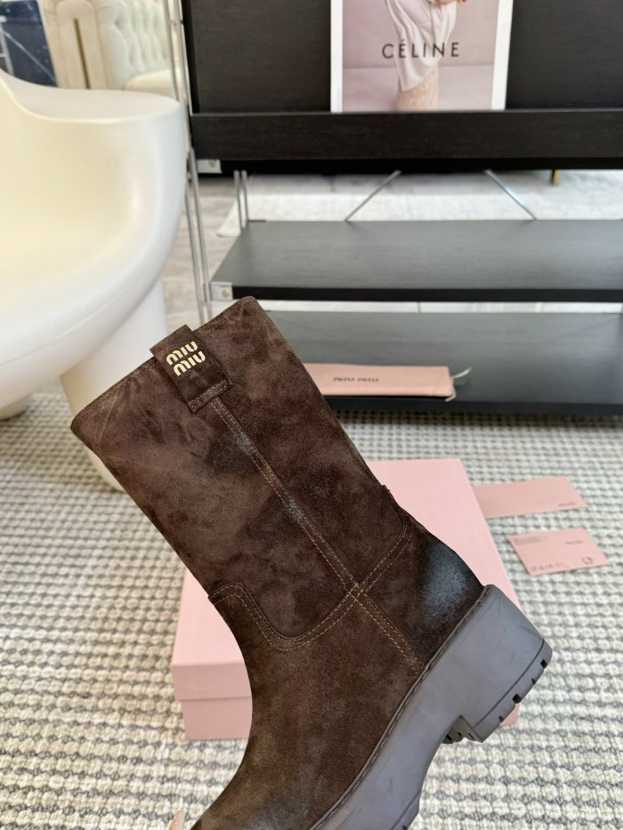 Women M*iu M*iul Top Boot